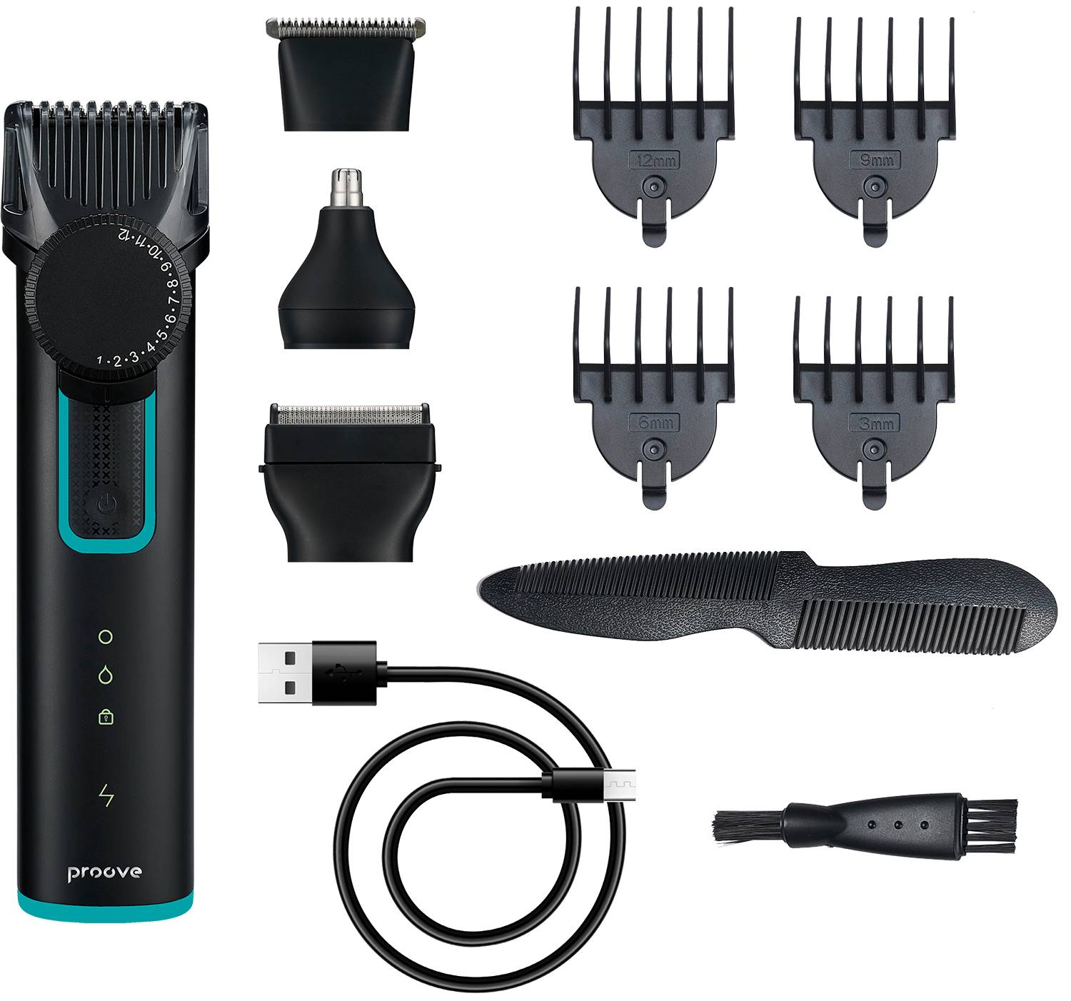 Триммер универсальный Proove Dorian 5in1 Black (HTPD05002001)