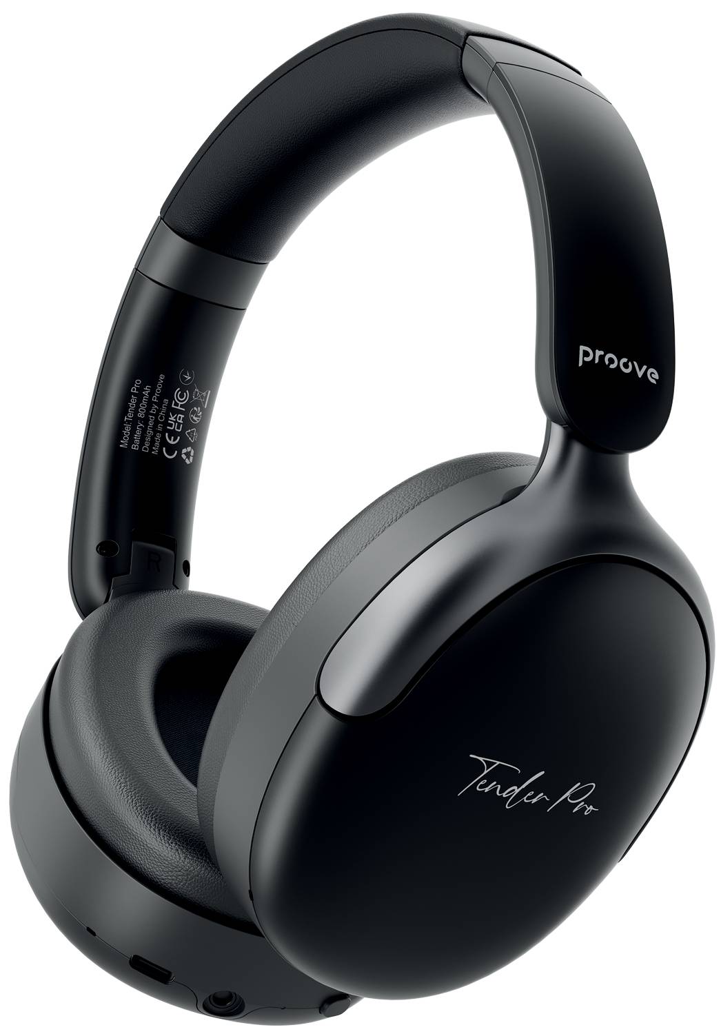 Наушники накладные беспроводные Proove Tender Pro (APP) black (HPTP0001AP01)