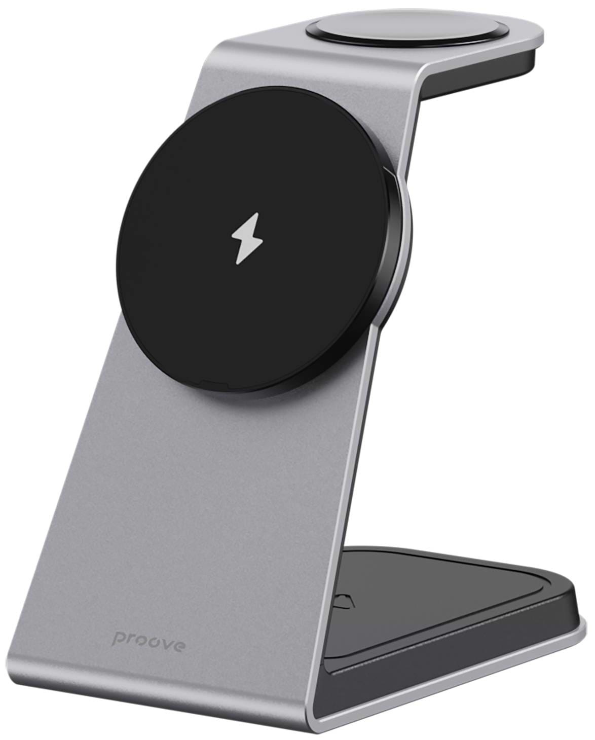 Бездротовий зарядний пристрій Proove Omni Power 3 in 1 Gray
