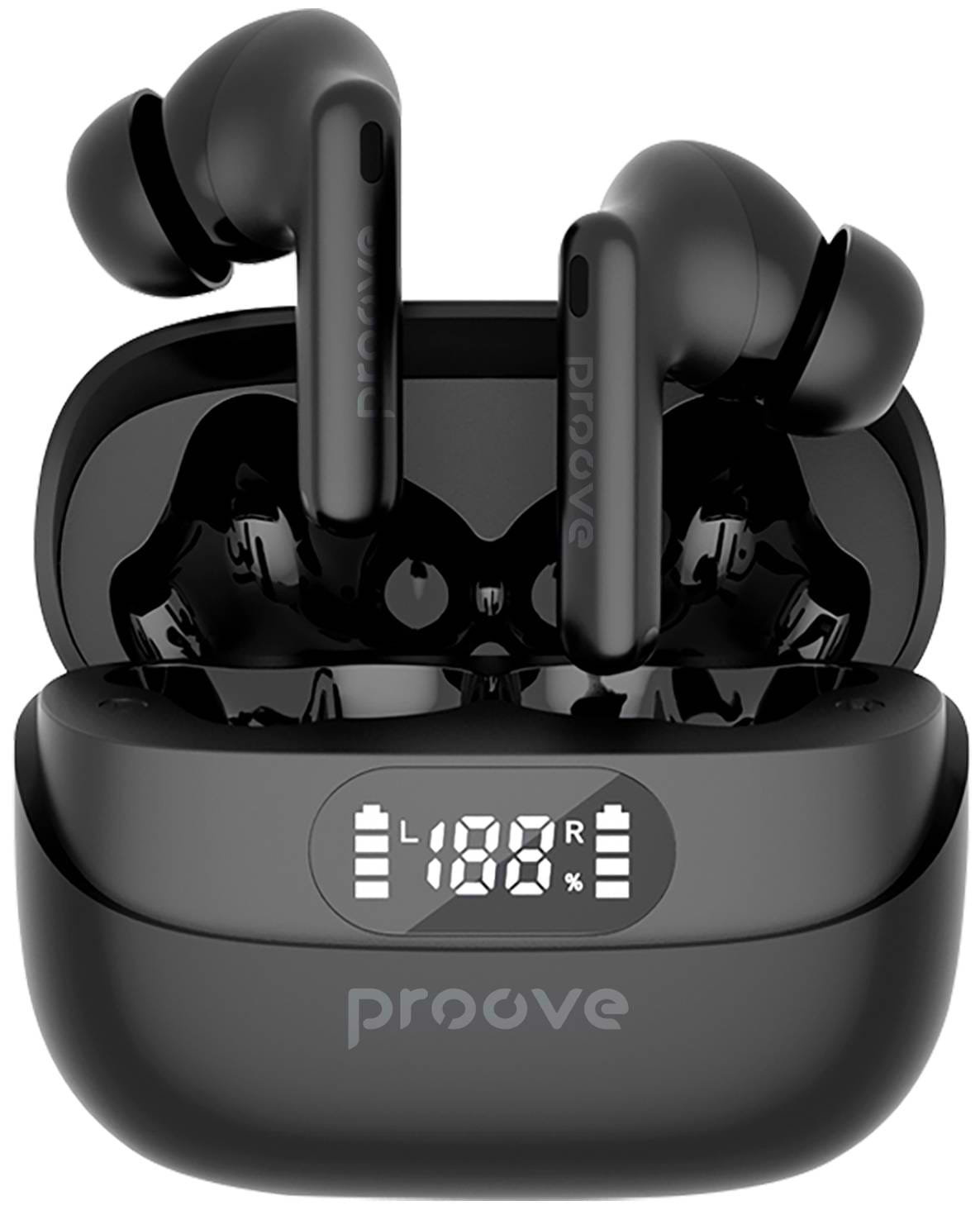 Наушники вкладыши беспроводные TWS Proove Digital Pro TWS with ANC (APP) Black (TWAP54002201)