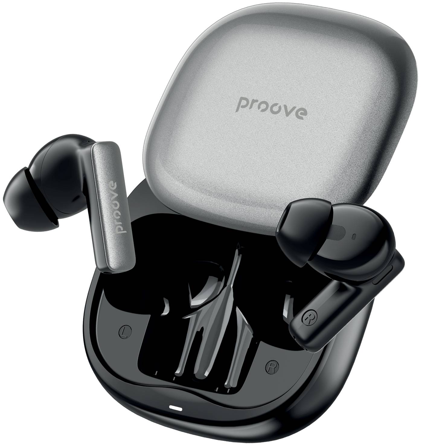 Наушники вкладыши беспроводные TWS Proove NoLimit TWS with Hybrid ANC Black/gray (TWNL0001AP13)