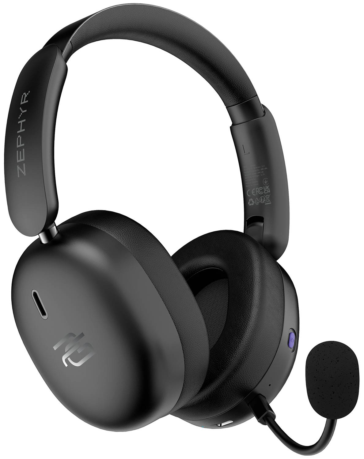 Гарнітура бездротова ігрова Proove Gaming Zephyr APP black/purple (WHZP00022001)