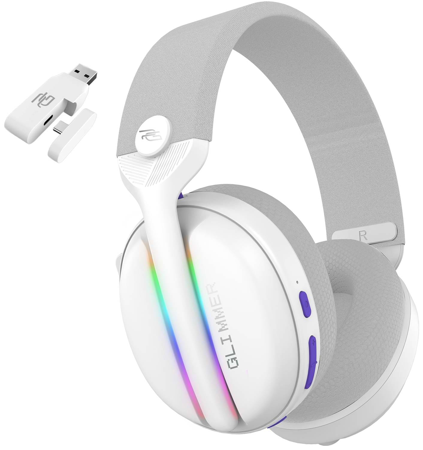 Гарнитура беспроводная игровая Proove Gaming Glimmer (APP) White/Purple (WHGL00022017)