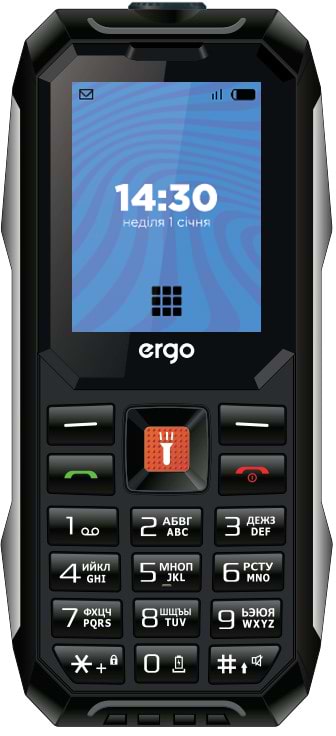 Фото - Мобільний телефон Ergo E182 Dual Sim Black