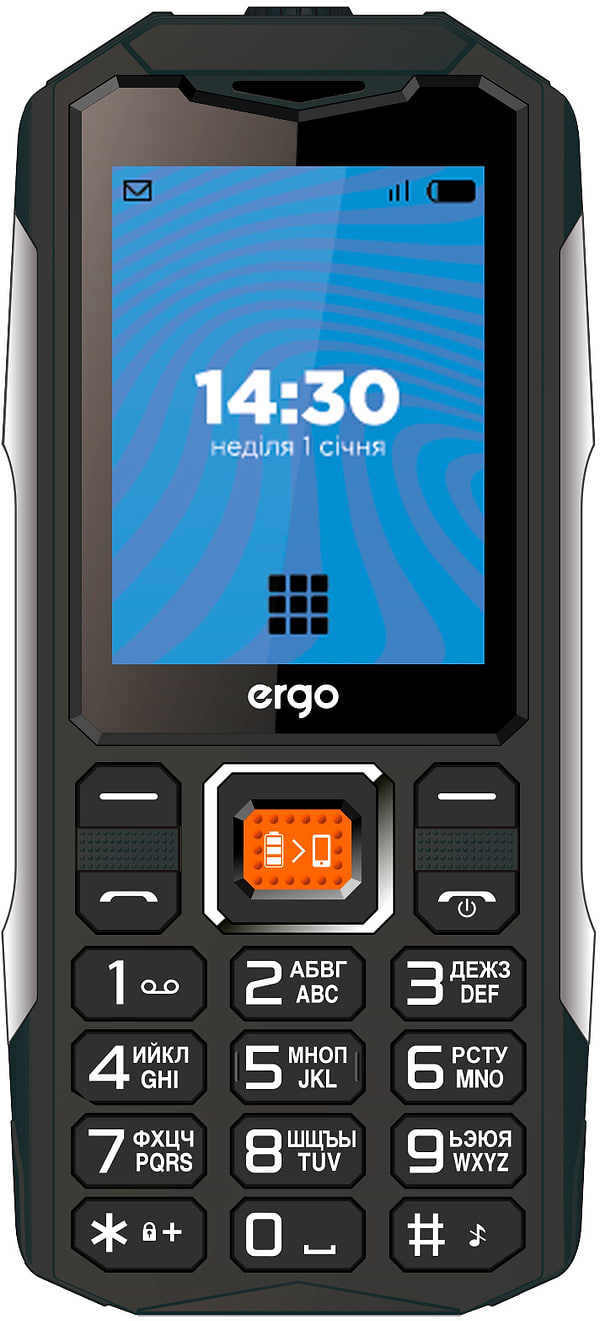 Фото - Мобільний телефон Ergo E242 Dual Sim Black