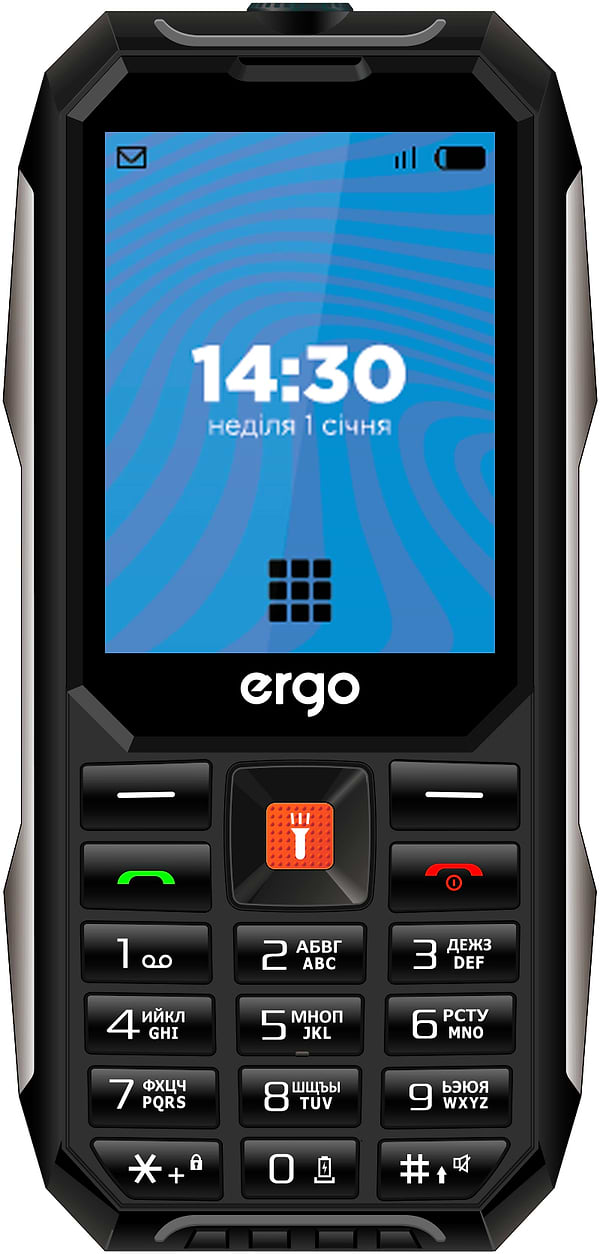 Фото - Мобільний телефон Ergo E283 Dual Sim Black