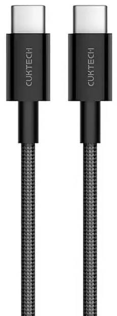 Кабель CUKTECH Type-C Braided 3A 60W 1.5m Light Grey (CKCTC315PCHG)