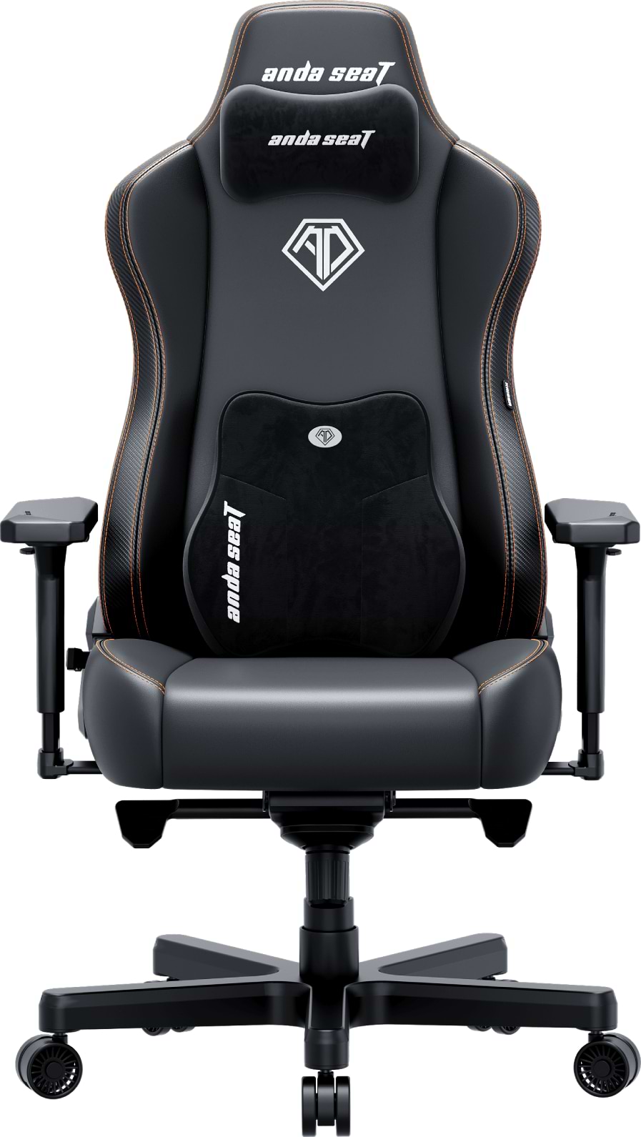 Кресло для геймеров Anda Seat Kaiser 3E XL Black PVC (AD23YC-XL-08-B-PV/C-B01)