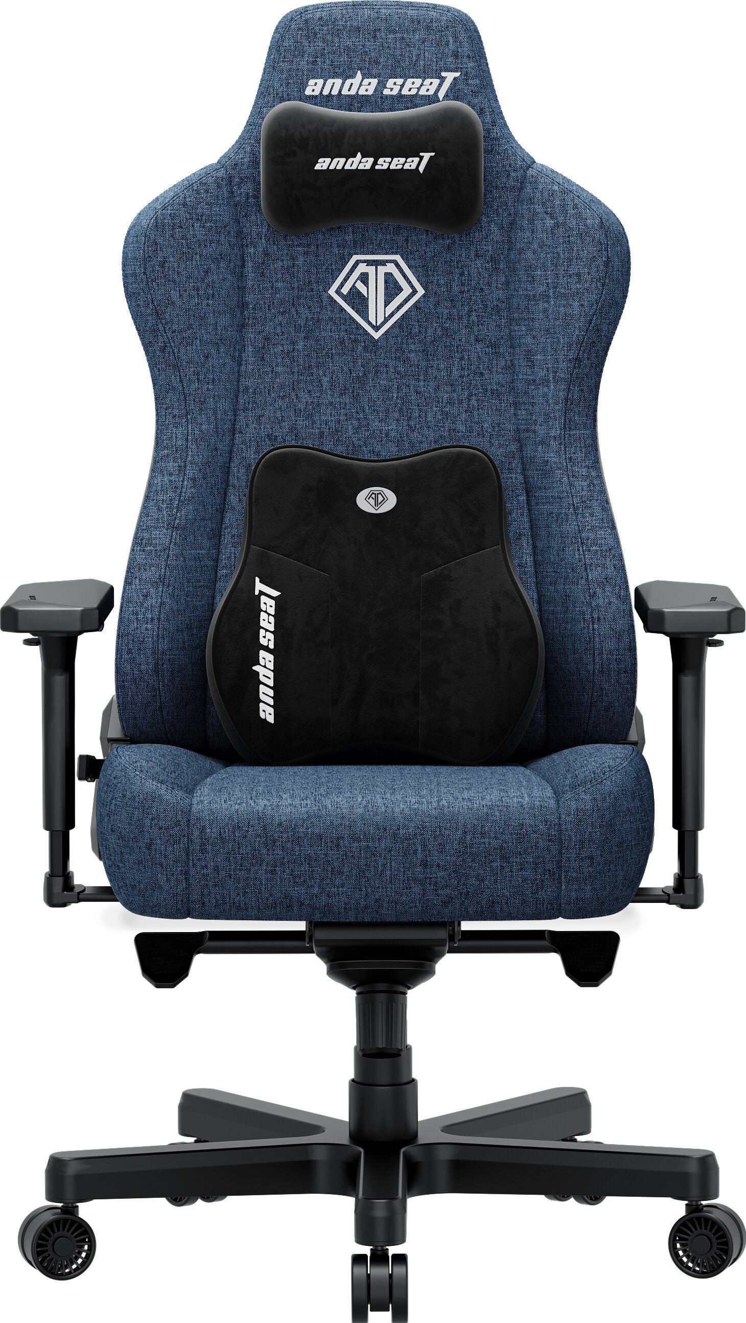 Кресло для геймеров Anda Seat Kaiser 3E XL Dark Blue Fabric (AD23YC-XL-09-S-CF-S01)