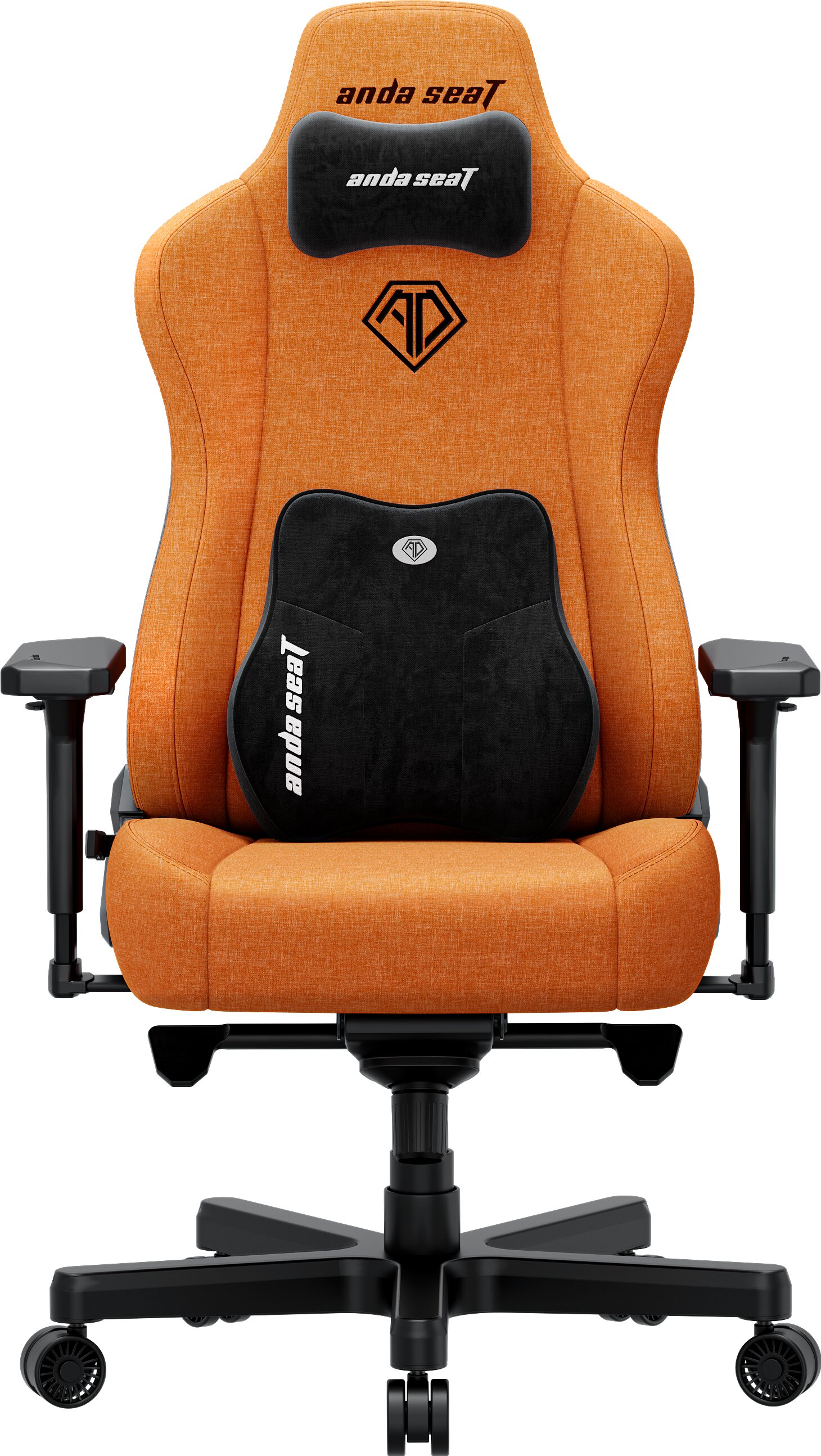 Кресло для геймеров Anda Seat Kaiser 3E XL Orange Fabric (AD23YC-XL-09-O-CF-O01)