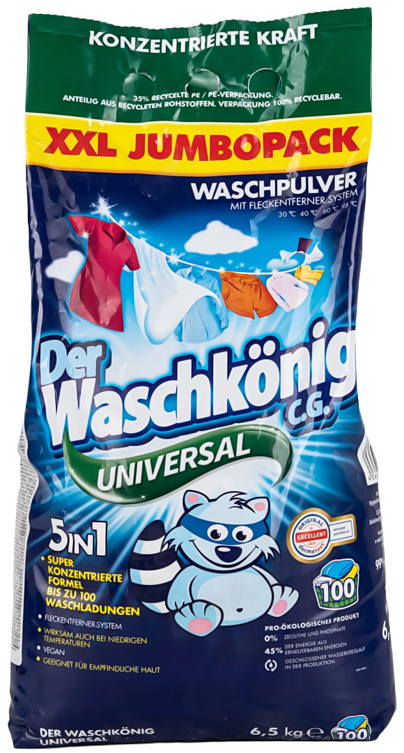 Стиральный порошок Waschkonig Universal 6,5 кг  (4260554141819)