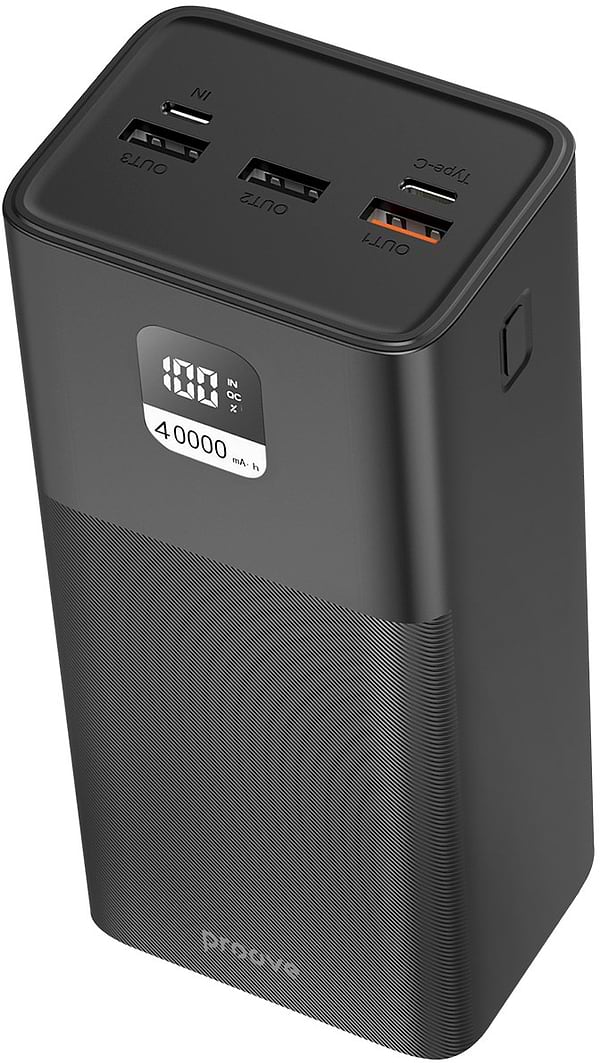 Фото - Батарея мобільна Proove Giant 100W 40000mAh black (2001001957612)