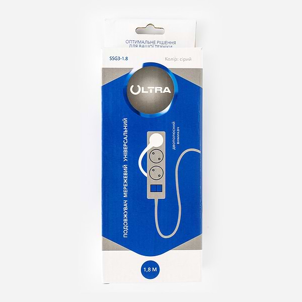 Фото - Мережевий фільтр Ultra SSW3-1.8 new