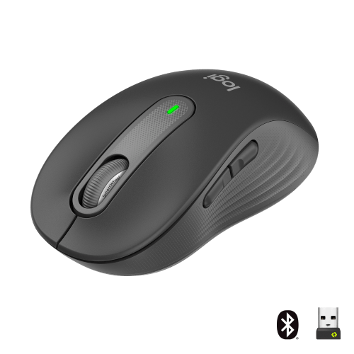 Мышь беспроводная Logitech Signature M650 L Wireless Mouse Graphite (910-006236)