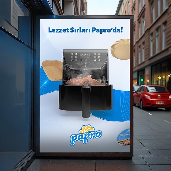 Фото - Пергамент для аэрогриля Papro 16(20)х4.5 см 50 шт. (квадрат №16)