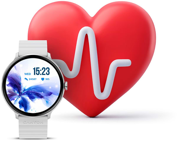 Фото - Смарт-часы Canyon Jacky SW-69 Green Orange (CNS-SW69BG)