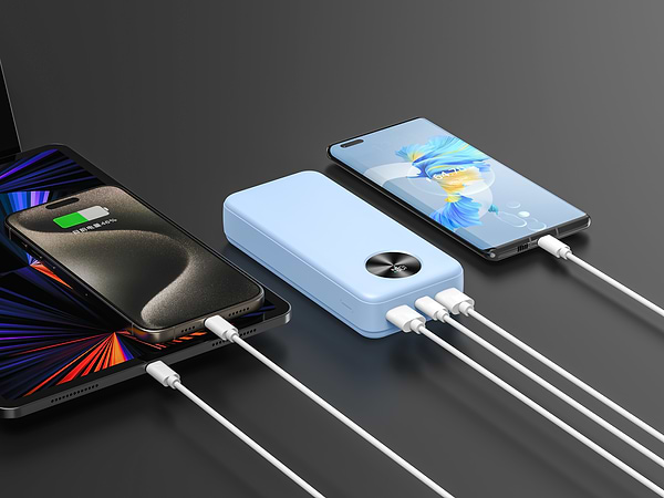 Фото - Батарея мобільна Xipin T168LF-2W PD20W+22.5W 20000mah Black