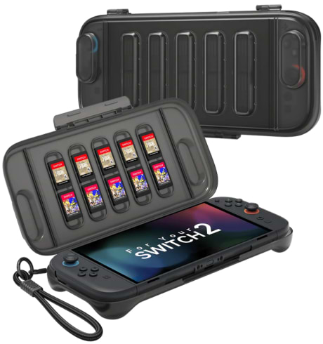 Чохол для ігрової приставки JSAUX PC0116 для Nintendo Switch 2 Black - Фото 1