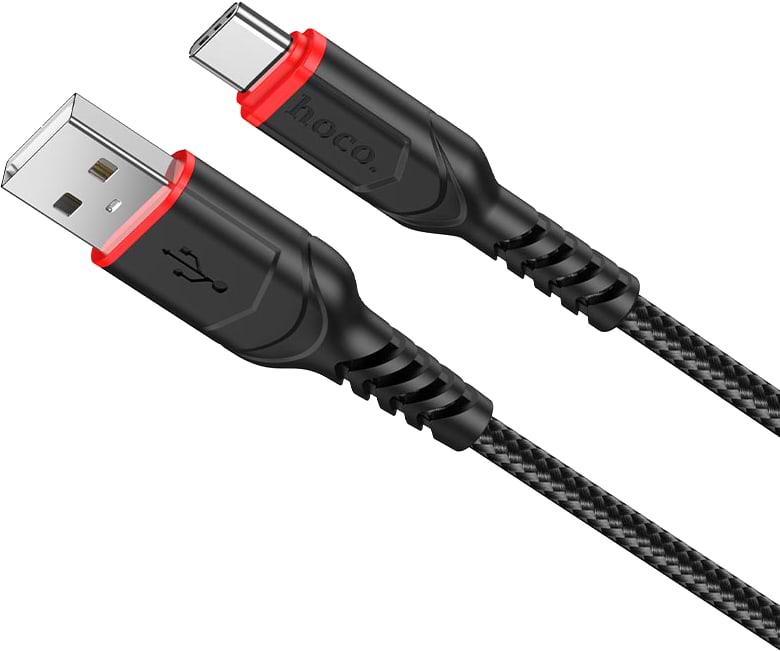Кабель HOCO X59 USB to Type-C 3A, 1m Black (6931474744920)