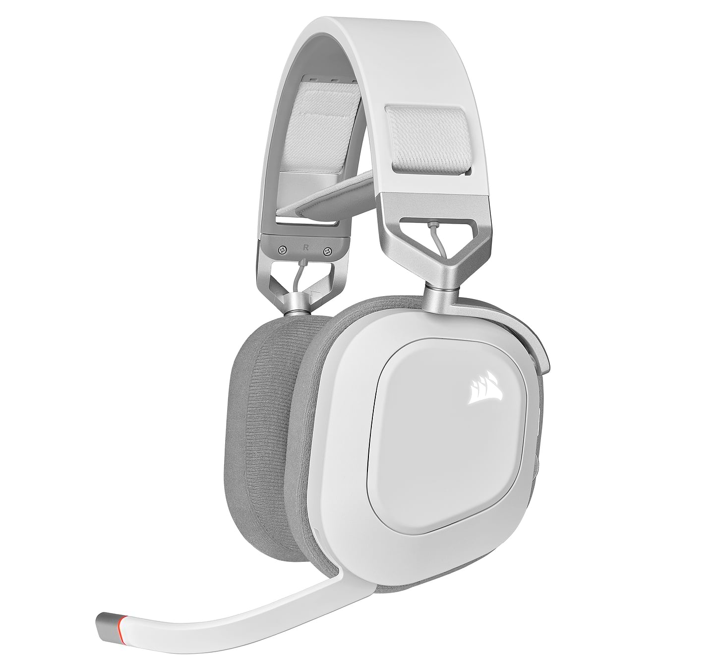 Купити Гарнітура бездротова ігрова Corsair HS80 RGB Wireless Headset, White (CA-9011236-EU) - Фото 1 Гарнітура бездротова ігрова Corsair HS80 RGB Wireless Headset, White (CA-9011236-EU) - Фото 1