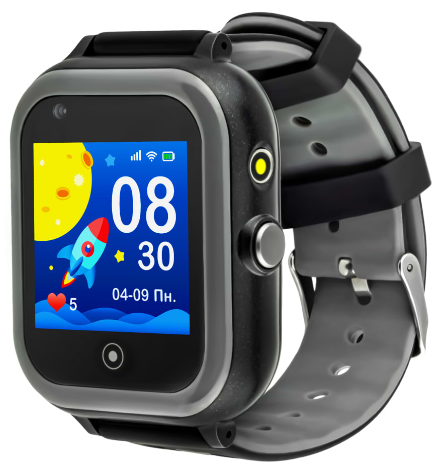 Детские часы GARMIX PointPRO-200 4G/GPS/WIFI/VIDEO CALL BLACK - Фото 1
