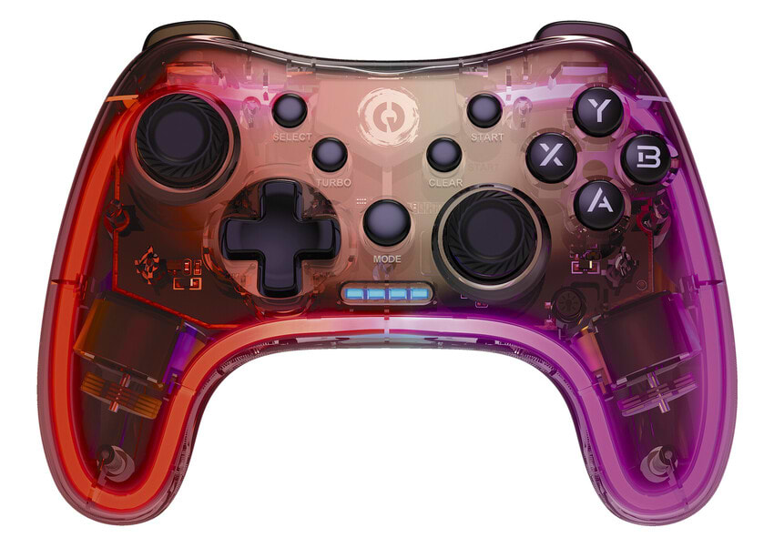 Уценка - Геймпад Canyon Brighter GPW-04 Wireless RGB 5in1 PS4/Xbox360 Crystal (CND-GPW04)