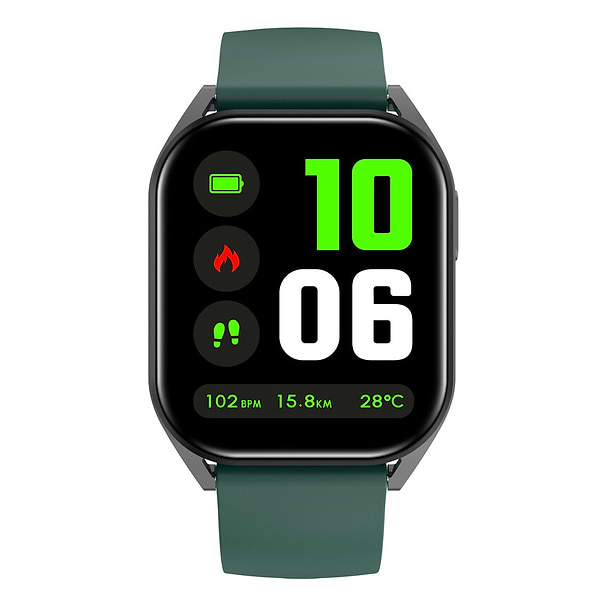 Фото - Смарт-годинник Canyon Chatter SW-58 BT-CALL Black Green (CNS-SW58BG)