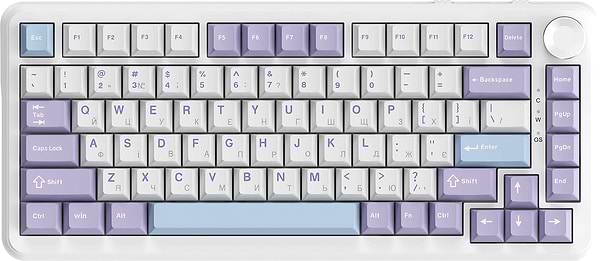 Фото - Клавиатура проводная игровая Ajazz AK820 MAX Magnetic switches (AK820MAX-WM-PWB)