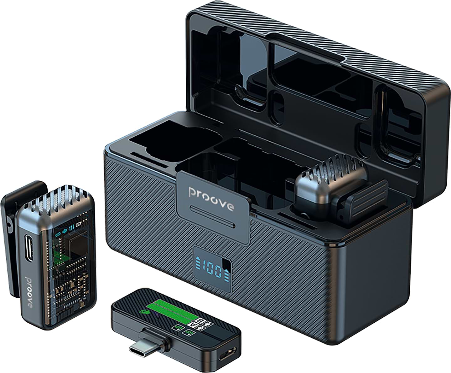 Мікрофон для смартфона Proove Ripple black (PRWM00002001)