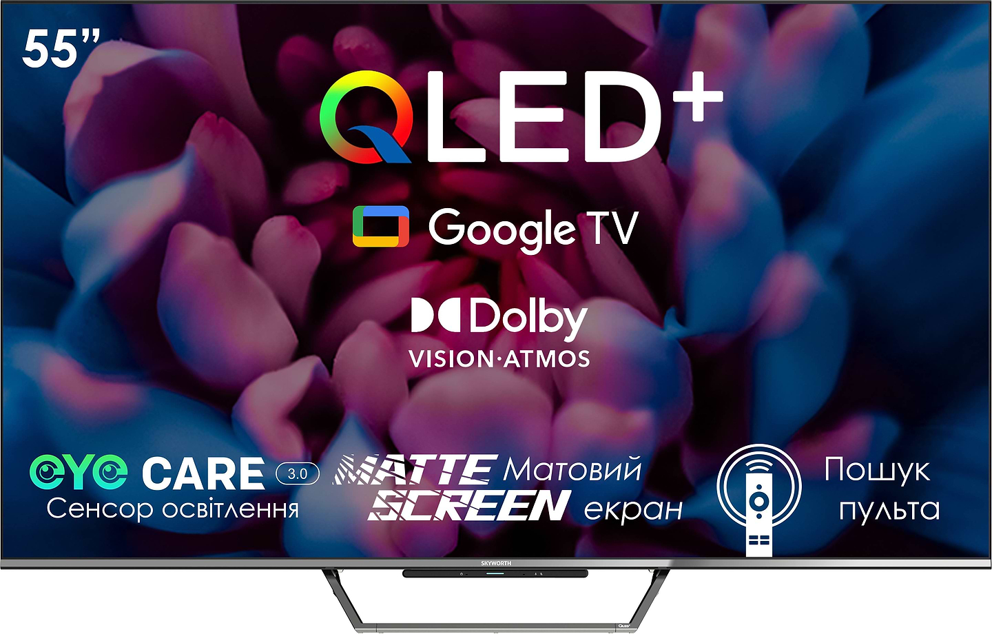 Телевізор Skyworth 55Q66G QLED+ Dolby Vision/Atmos - Фото 1