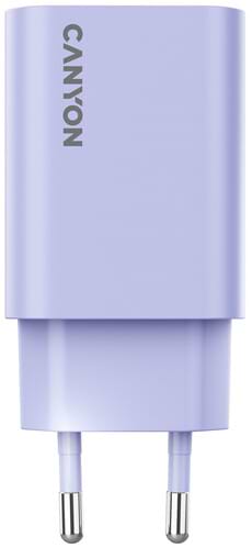 Сетевое зарядное устройство Canyon OnCharge 30CL 1xPD Type-C 30W Purple (CNE-CHA30CLPU)