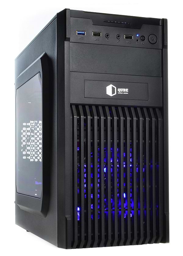 Фото - Системний блок QUBE QB Athlon 3000G RX 550 4GB 164 (Athlon3000GRX 5504GB1611)