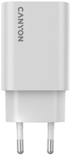 Сетевое зарядное устройство Canyon OnCharge 30CL 1xPD Type-C 30W White (CNE-CHA30CLW)