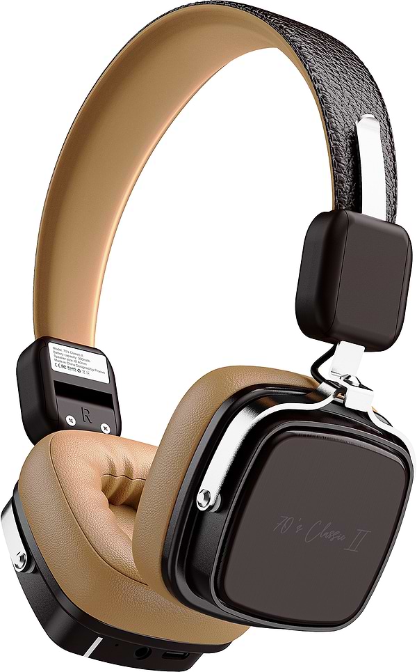 Фото - Навушники накладні бездротові TWS Proove 70's Classic II Beige/Brown