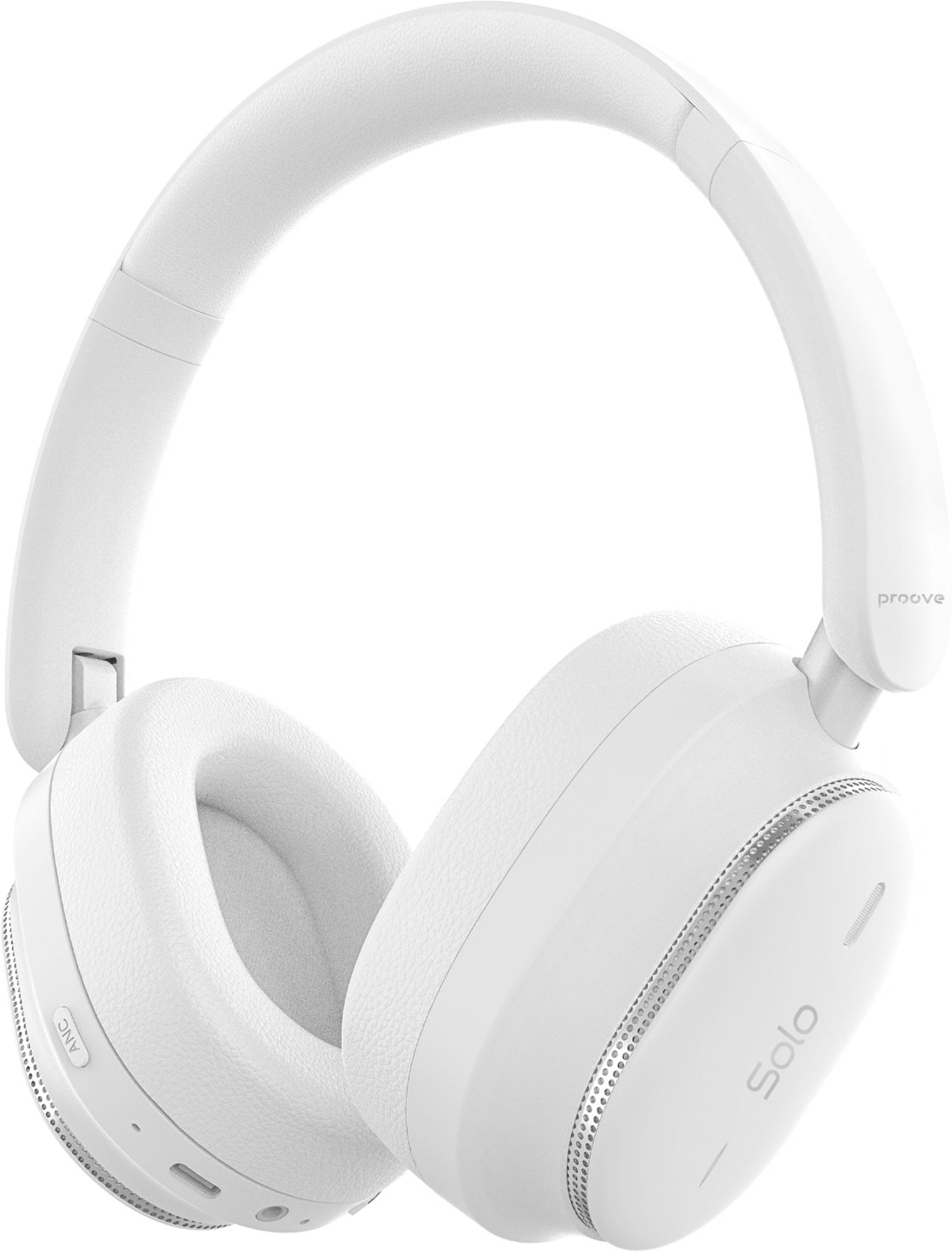 Навушники накладні бездротові Proove Solo with ANC (APP) White (HPSL0001AP02)