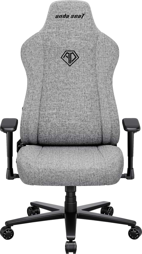 Кресло для геймеров Anda Seat Novis Size XL Gray Fabric (AD23-XL-01-G-F) - Фото 1