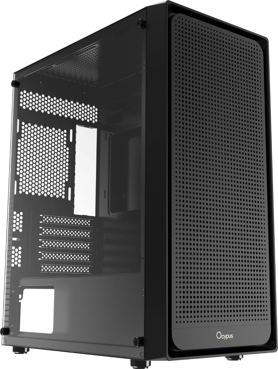 Корпус OCYPUS MATX W/O PSU GAMMA C50 BK (GAMMA-C50-BKG000XX-GL)
