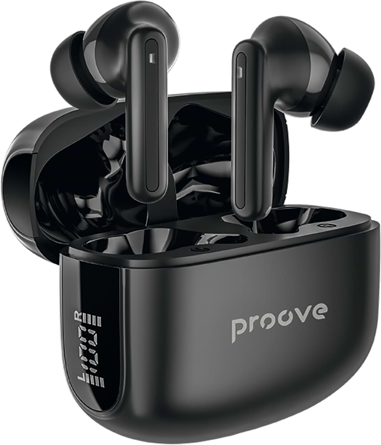 Наушники вкладыши беспроводные TWS Proove Tempo TWS with ANC (APP) black (TWTM0001AP01)