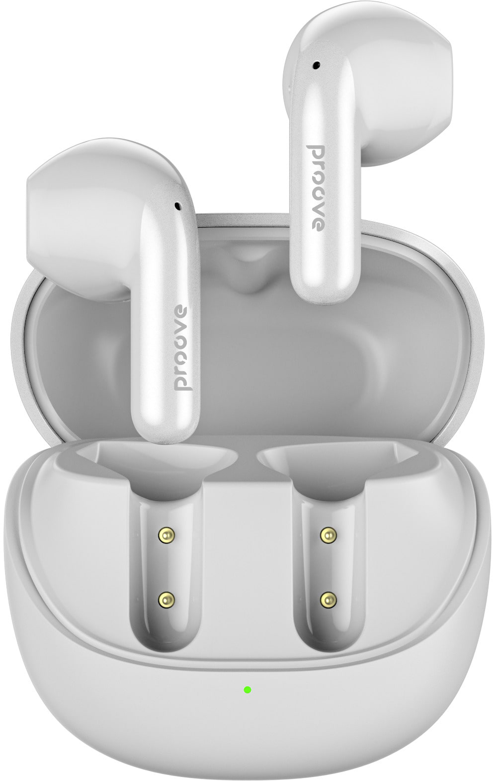 Навушники вкладиші бездротові TWS Proove Logic TWS (APP) pearl white (TWLG0001AP16) - Фото 1