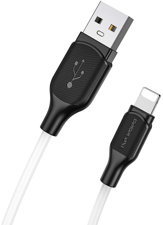 Кабель BOROFONE BX42 USB to iP 2.4A, 1m White (6931474736734)