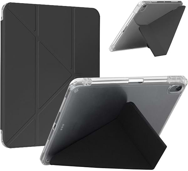 Фото - Чохол для планшета BeCover Ultra Slim Origami Transparent с креплением Apple iPad Air 11" M2/M3 (2024/2025) Black (711389)