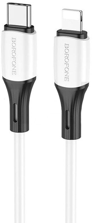 Кабель BOROFONE BX79 Type-C to iP 3A, 20W, 1m Black (6974443384727)