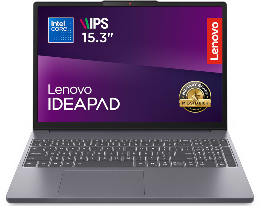 Купити Ноутбук Lenovo Ideapad Slim 3 15IRU10 (83KD001DRA) Luna Grey - Фото 1 Ноутбук Lenovo Ideapad Slim 3 15IRU10 (83KD001DRA) Luna Grey - Фото 1