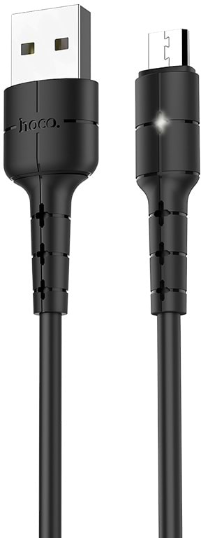 Кабель синхронізації даних HOCO X30 Micro Black (6957531091141)