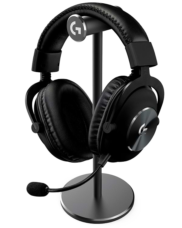 Фото - Гарнитура проводная игровая Logitech G PRO X Gaming Headset Black USB Stand (991-000358)