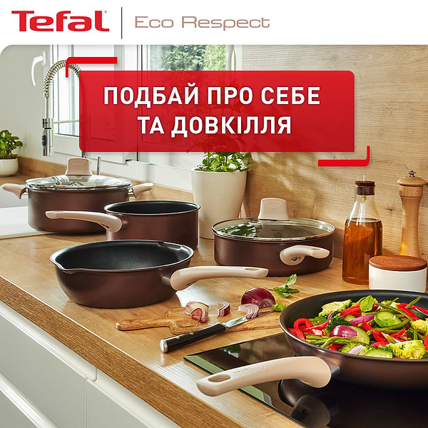 Фото - Набор сковород со съемной ручкой Tefal L6759103 Ingenio Eco Respect 3 пр.
