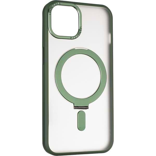 Фото - Чохол для смартфону Gelius Bumper Case MagSafe Stand for iPhone 14 Green (94466)