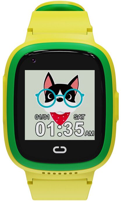 Фото - Детские часы Canyon Sunny KW-48 Video 4G GPS Games Music Yellow/Green (CNE-KW48YG)
