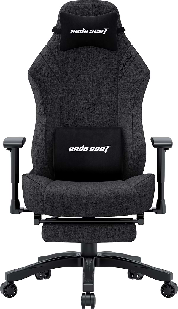 Фото - Крісло для геймерів Anda Seat Luna Pro Size L Dark Gray Fabric (AD18T-44-GB-F)