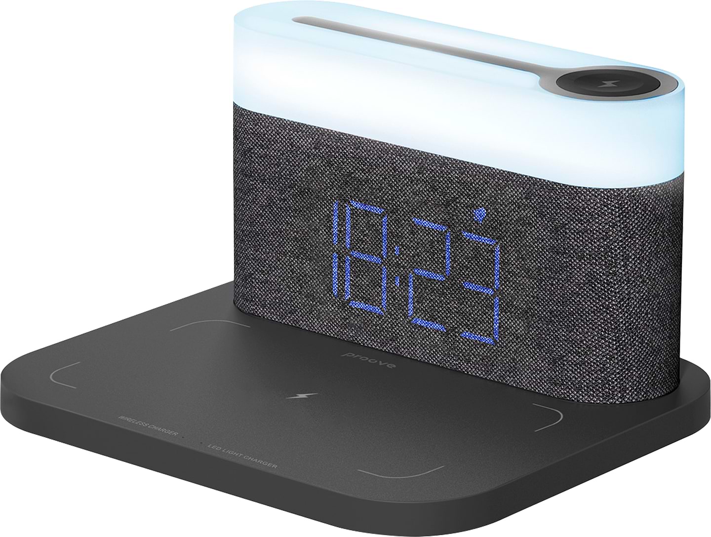 Ночник Proove с Беспроводной зарядкой Day & Night Dark Gray (PLDN05002005)